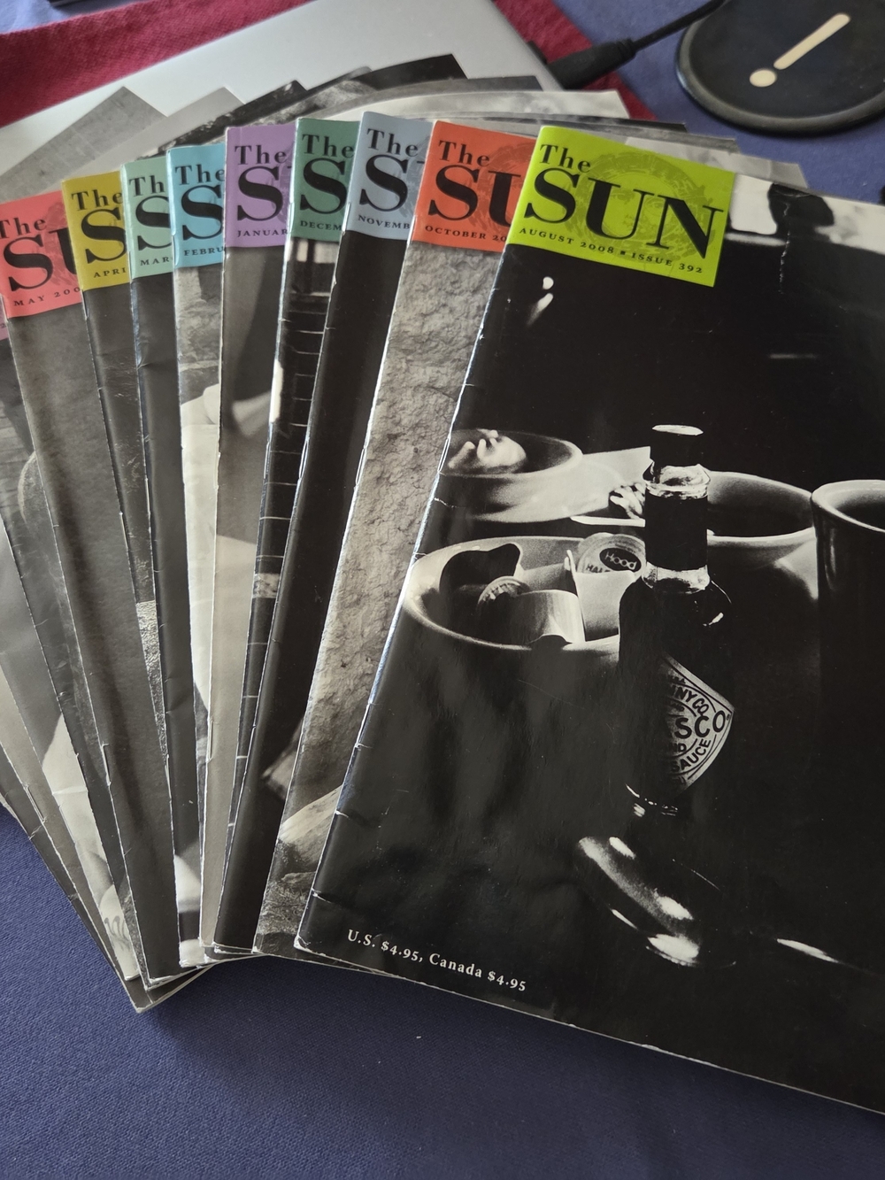 Magazine Collection - Black & Multicolor Covers